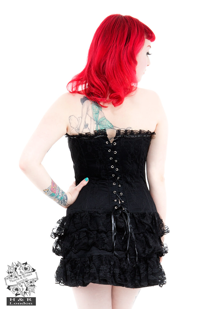 Black  Moulin Rouge Corset Dress